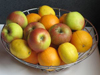 Apples and Oranges Basket