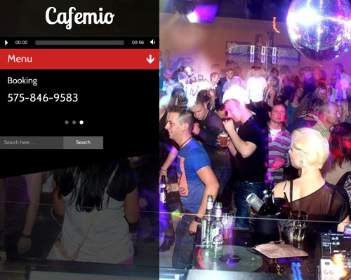 Premium Cafemio Responsive WordPress Business Theme Screenshot