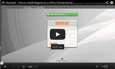 Initial WHM cPanel setup