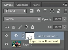 Click layer mask