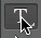 Horizontal type tool icon