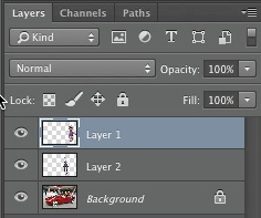 Layers separated