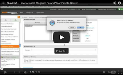 WHM cPanel deleting a domain